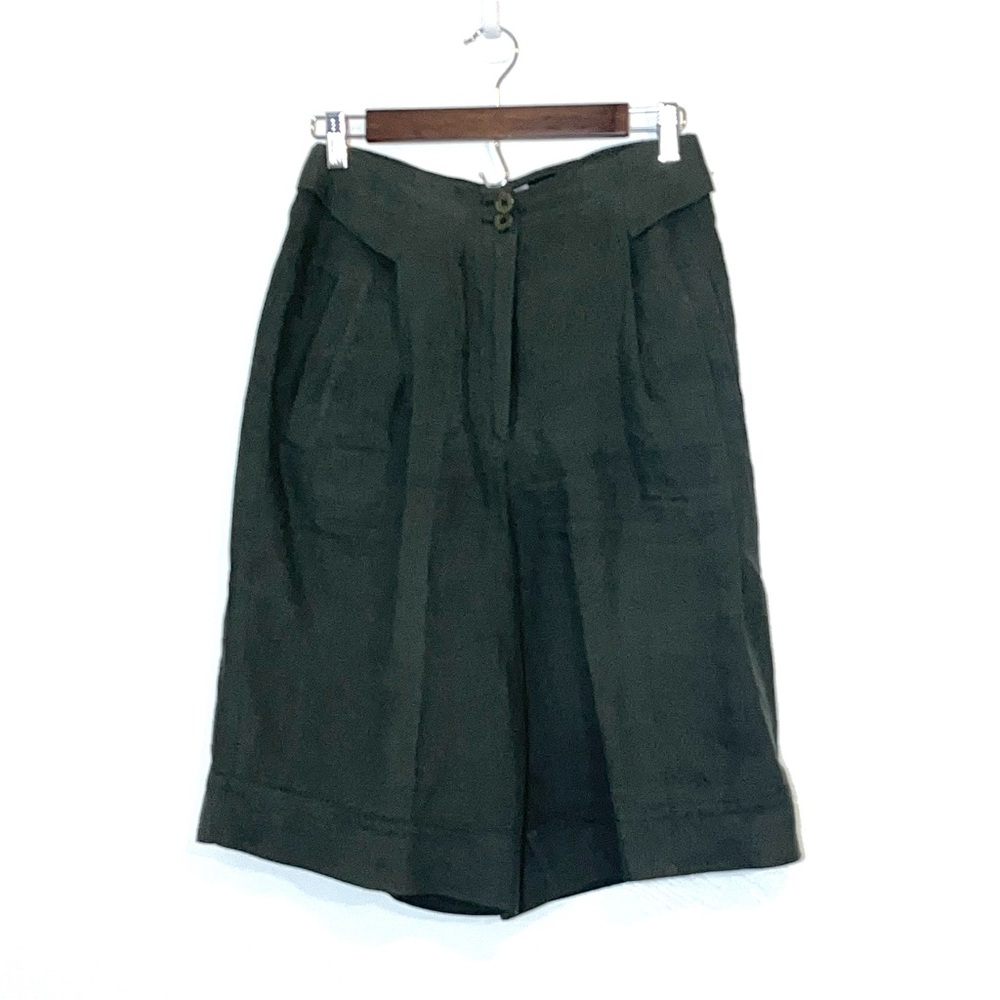 Vintage Portobello’s 2 Piece Linen Culotte Short Set Made in Italy - Picture 7 of 14